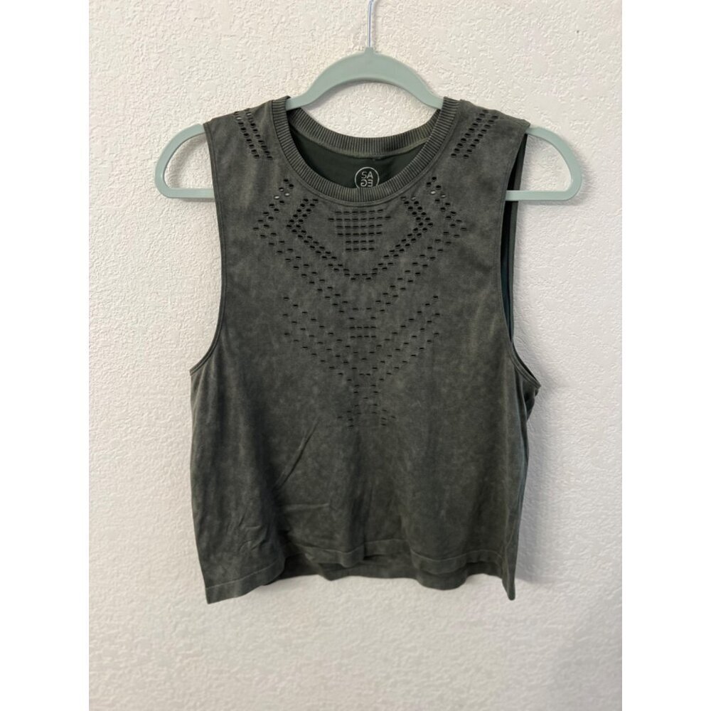 Sage Collective athletic tank top women size small